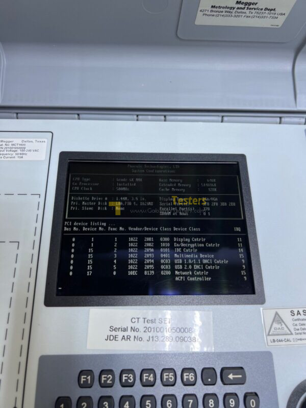 Megger MCT1605 Ratio and Polarity Test Set - Image 2