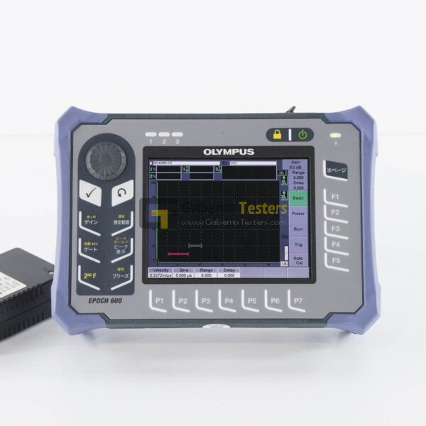 Olympus Epoch 600 Ultrasonic Flaw Detector with accessories