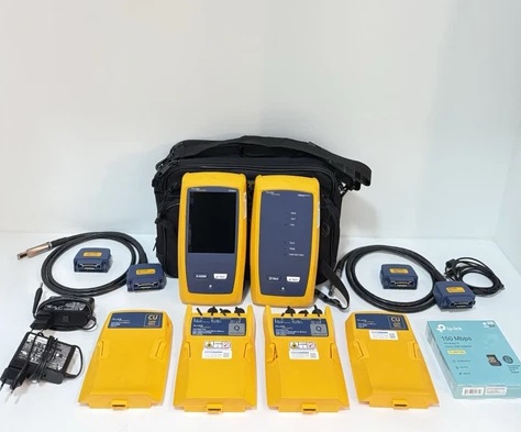 Fluke Model DSX-8000 Qi Cable Analyzers Set Kit