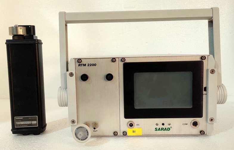 Used Sarad RTM 2200 Radon Thoron Monitor Kit