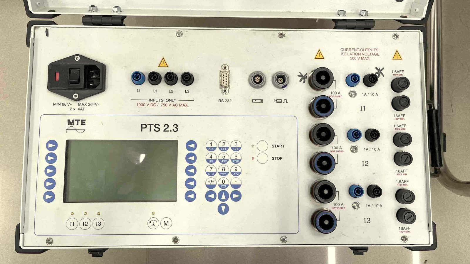MTE PTS 2.3 Portable Electrical Test System Unit